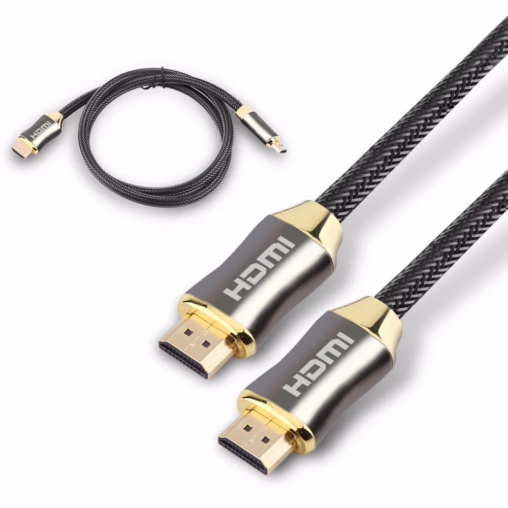 Кабель HDMI Ultra HD 1/1 5 2/3 5/10 м V2.0 2K x 4K сплав цинка высокая скорость Ethernet HDTV кабели|hdmi cable