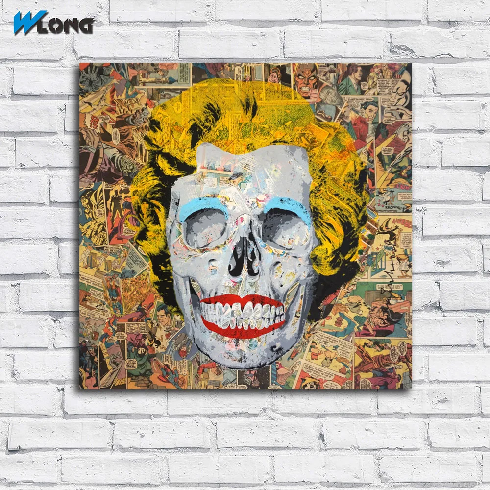 Картина маслом большого размера Монро Реборн настенная на холсте для гостиной и