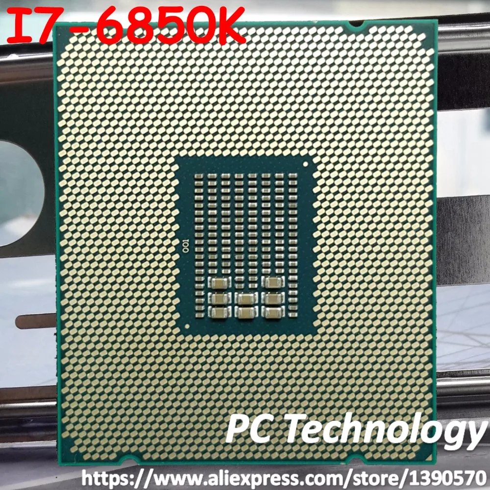 Оригинальный телефон Intel Xeon I7 6850k 6850K 3 60 ГГц 15M 14 нм 6 ядер стандартный процессор