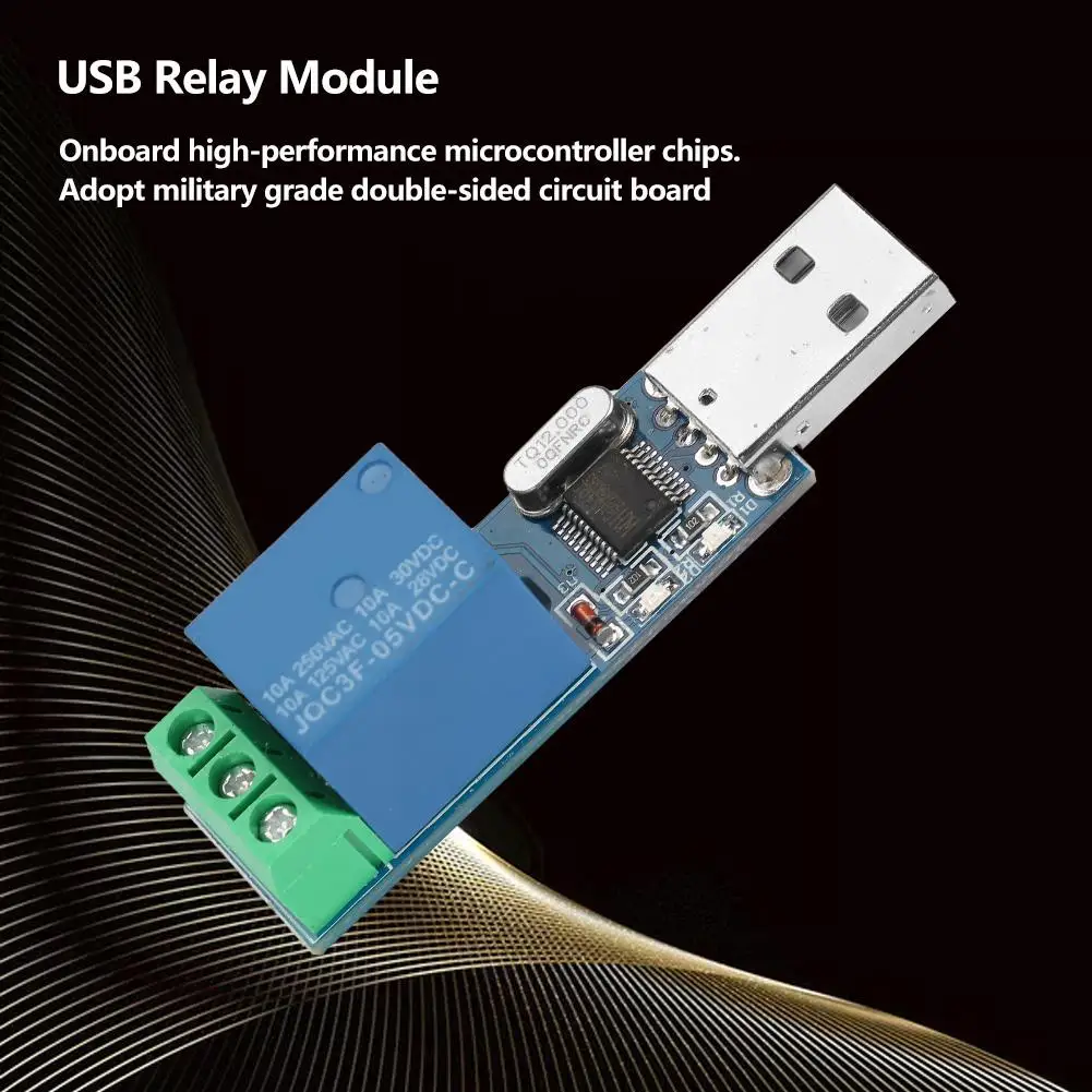 Умный переключатель управления USB для ПК релейный модуль MCU самоблокирующийся