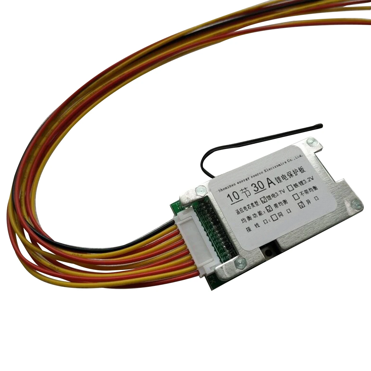 10S 36V 30A литий-ионная Защитная плата Li-Ion Cell 18650 защита батареи BMS печатная плата с балансом для электрического автомобиля инвертор