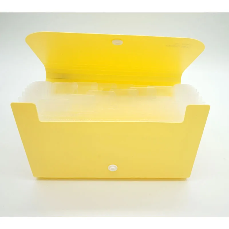 1 шт. Пластиковые конфеты цвет мешок архива Расширение бумажник билл папку