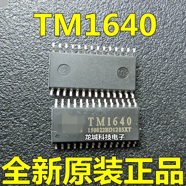 Новый оригинальный светодиодный цифровой дисплей TM1640 IC SOP 28|Интегральные схемы| |