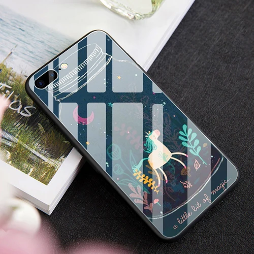 2026 Чехол из закаленного стекла для телефона для iphone 8 Plus 6 6s 7 Plus X XS MAX XR universe DIY - Цвет: 2026