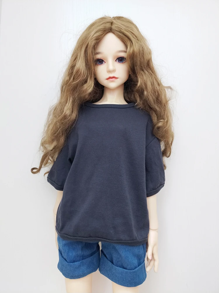 Кукольное платье BJD подходит для 1/3 1/4 1/6 Размер куклы цветные футболки и джинсы