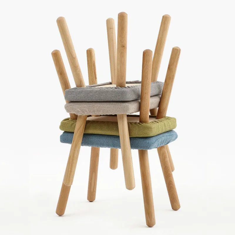 Журнальный столик для гостиной из цельного дерева креативная скамейка домашняя