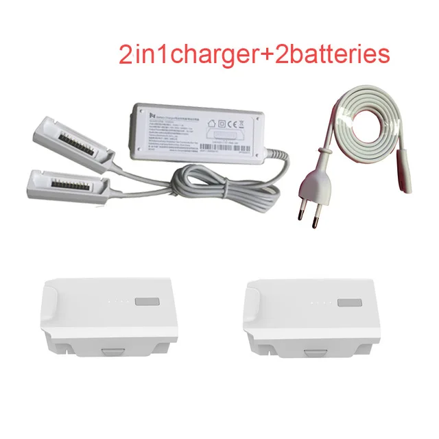 FIMI X8 SE Оригинальная батарея 11,4 V 4500 mah FPV con 3 ejes cardan 4 K gps Радиоуправляемый Дрон Квадрокоптер - Цвет: 2 charger 2 battery