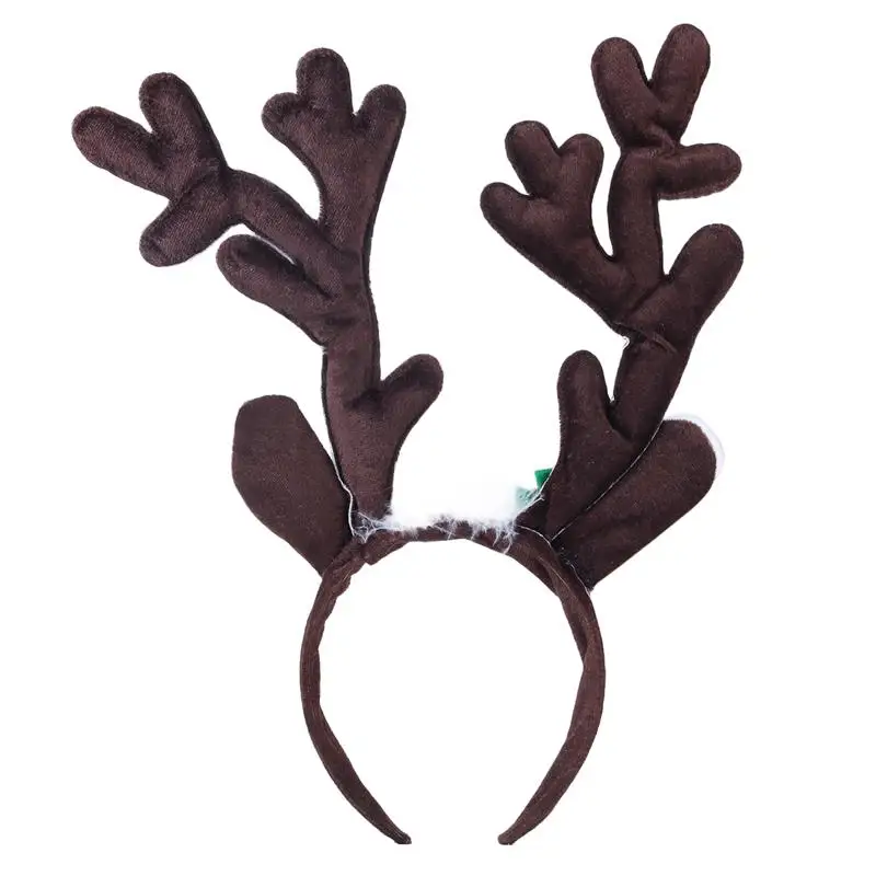 2 шт. Рождественская повязка на голову милый плюшевый олень рога оленя для волос