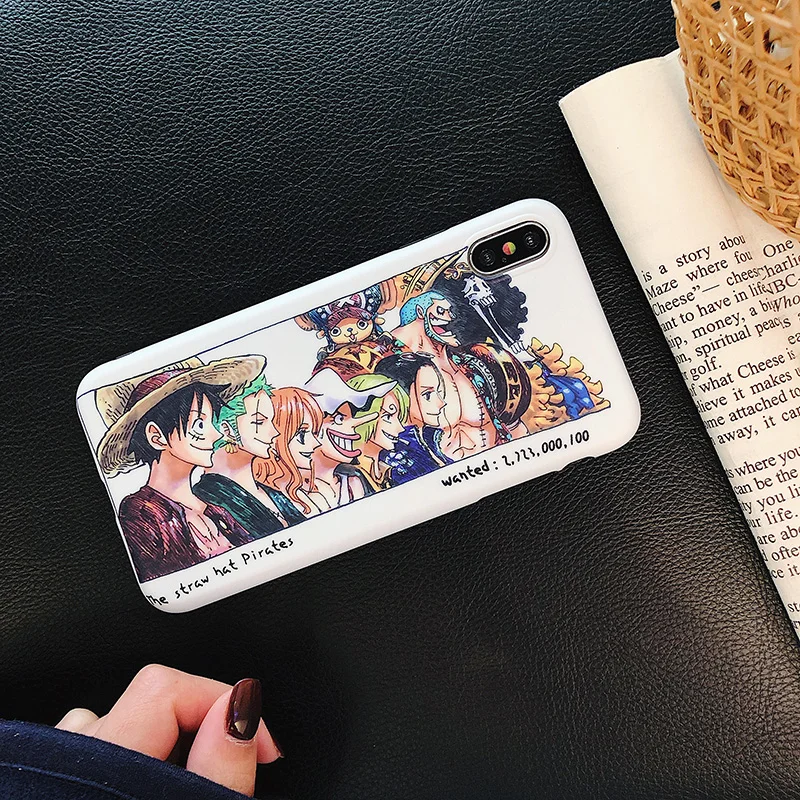 Cartoon Monkey D Luffy for IPhoneXs XR Max Mobile Phone Shell IPhone 6s 7 8 Plus Illustration Protective Case | Мобильные телефоны