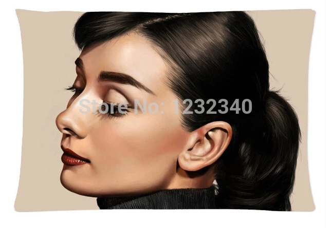 Классический одри хепберн аватар стиль чехол ( близнецы стороны ) 20 x 30 дюймов )|pillow