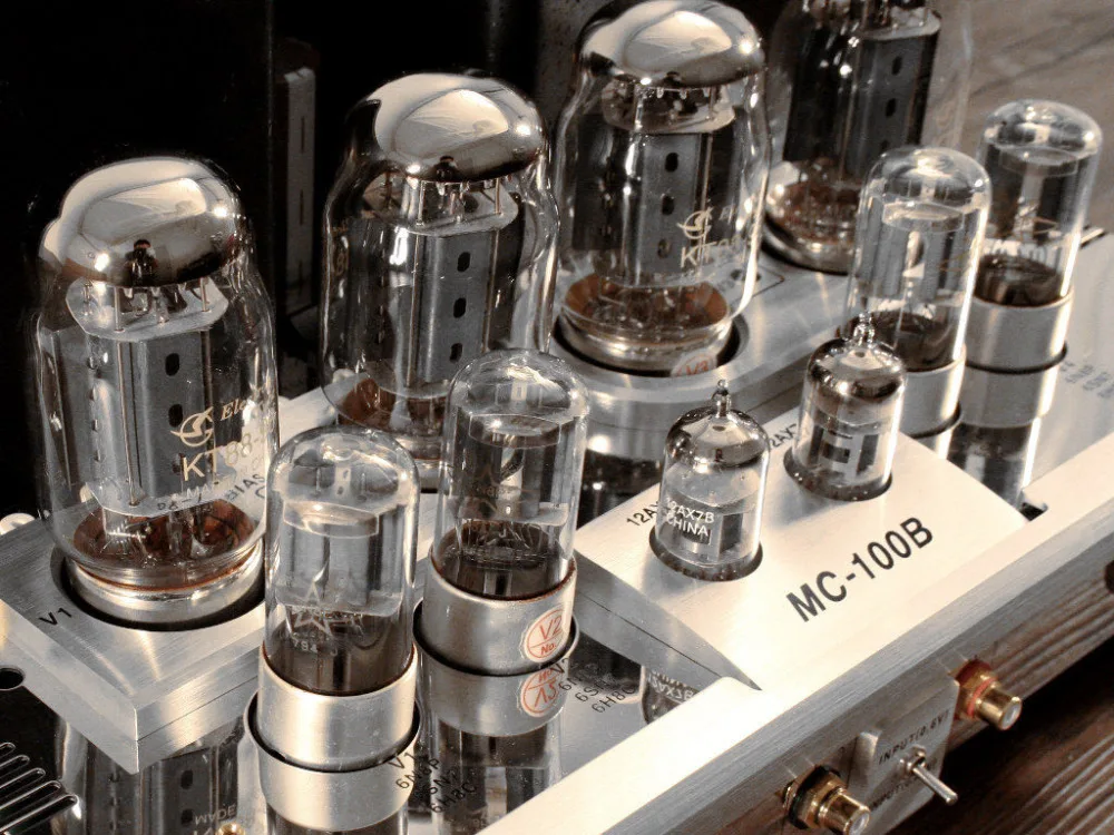 Вакуумный ламповый Hi-end Встроенный усилитель мощности YAQIN MC-100B ГБ KT88 x4 110-240 В с