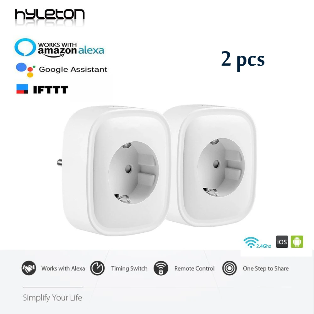 Hyleton wifi штепсельная вилка европейского стандарта Wifi умная розетка монитор