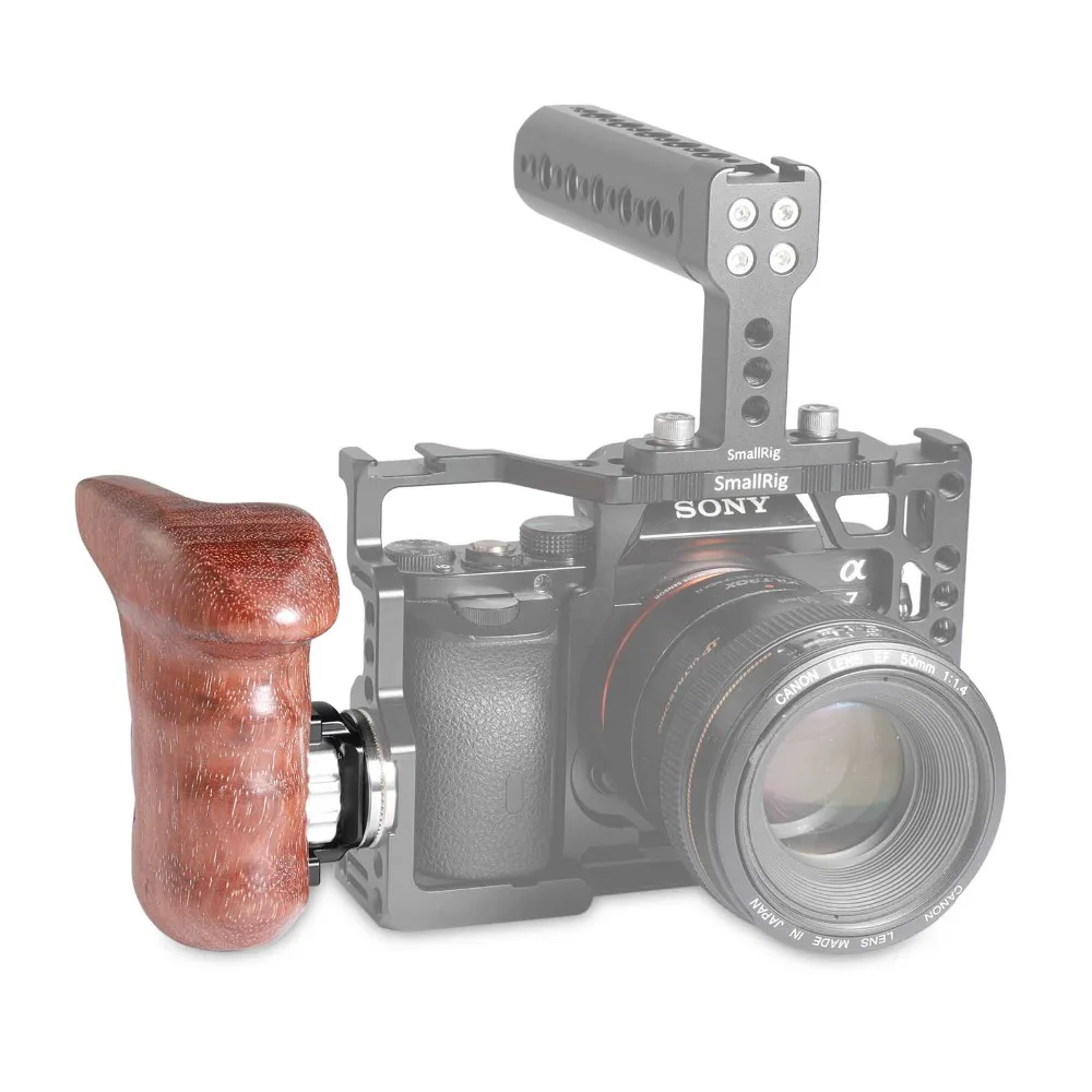 Ручка стабилизатора для камеры SmallRig DSLR деревянная ручка с розеткой крепления на