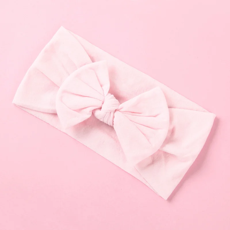 Style C-Crystal pink Нейлон обруч с бантом, универсальный размер, Узел Лук нейлоновые оголовья, широкие нейлоновые головные уборы вы выбираете цвет - Цвет: Style C-Crystal pink