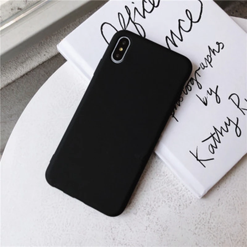 Роскошные однотонные чехлы для телефонов iPhone 11 Pro XR XS Max 6 6S 7 8 Plus X 11 7 Мягкие силиконовые карамельные цвета задняя крышка для телефона подарки