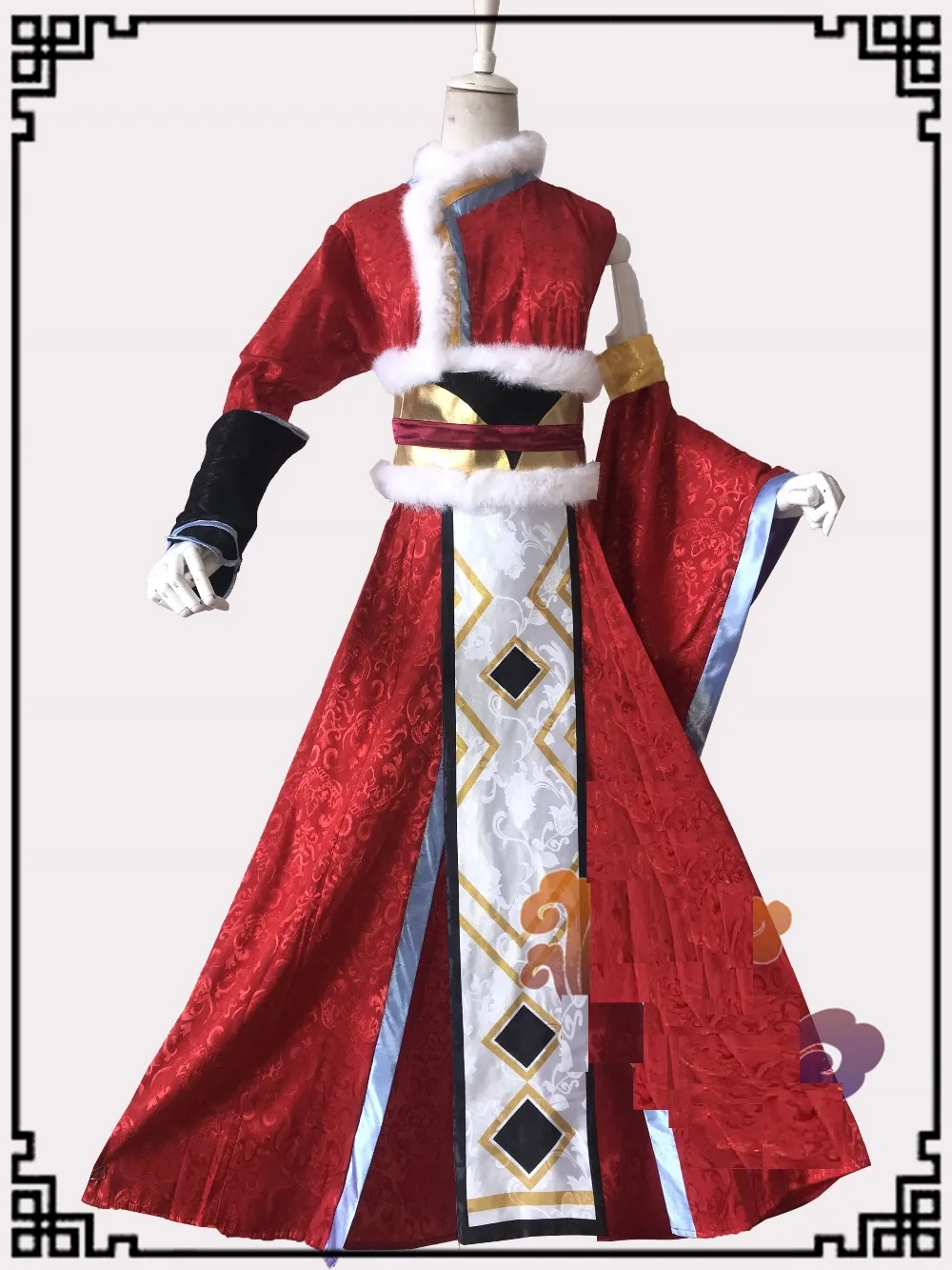Оригинальный жаккардовый хлопковый костюм Xue Dao для косплея Hanfu компьютерных игр