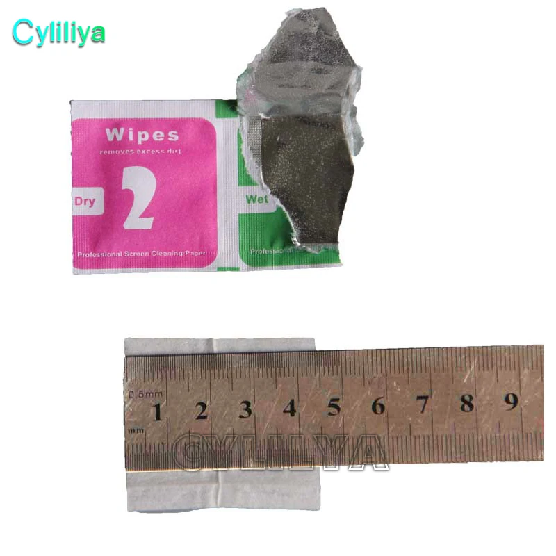 100 пар сухих влажных салфеток Салфетка для очистки экрана из закаленного стекла