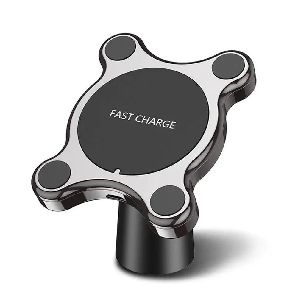 Group Vertical Универсальный Быстрый Беспроводной автомобиля Зарядное устройство Magnetic Charging Pad держатель для samsung iPhone XS смартфонов r20