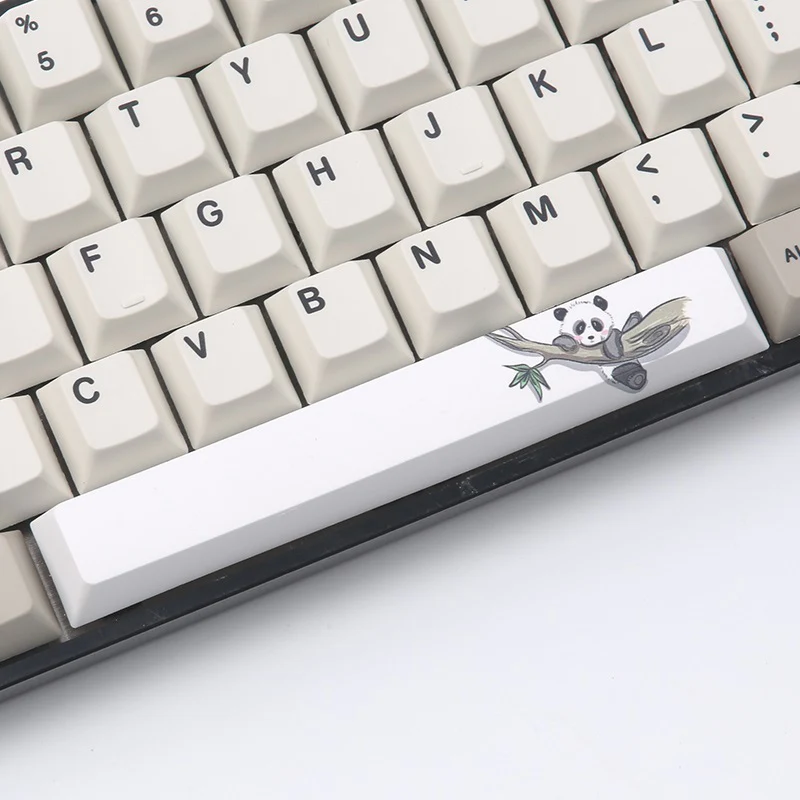 Пятисторонняя Сублимация краски spacebar 6.25U Вишневый профиль keycap для DIY cherry mx