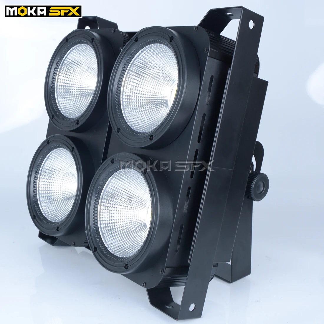 

2 pcs/lot RGB 3IN1 COB LED Flood Light 4eye 100w Led Matrix Blinder Light Led Wash Audience Lights for Concert Music Big Event