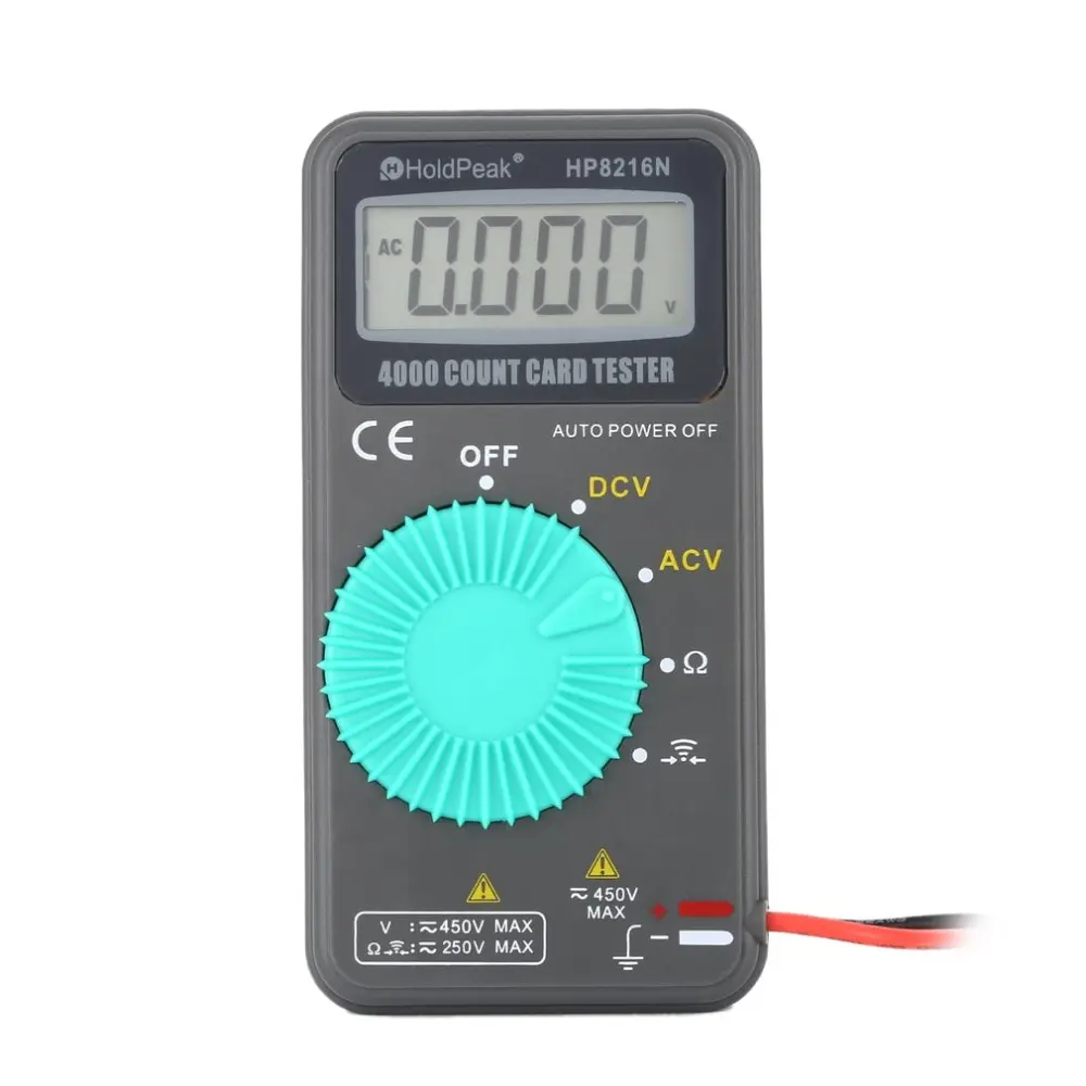 HoldPeak HP8216N Digital Multimeter MiNi Pocket Size Diode Test for Resistance DC Current AC Voltage | Инструменты