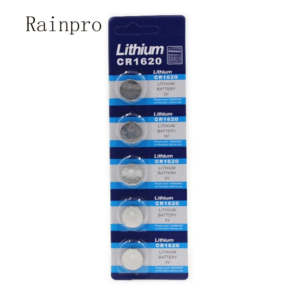 

10PCS/LOT CR1620 1620 Button Cell Battery lithium battery for Car key remote control