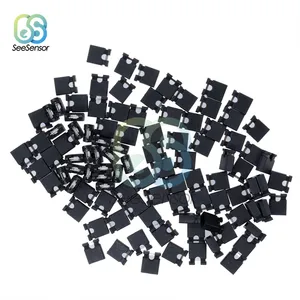 Перемычка с контактным разъемом 100 шт., соединитель, колпачок для проводов, корпуса 2,54 мм для жестких дисков, печатной платы, интерфейсная карта компьютера