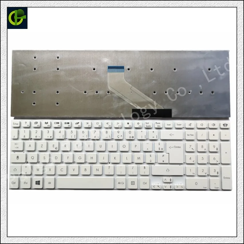 

French Azerty Keyboard for Acer Aspire ES1-512-C4DW extensa 2530 ex2530 2519 EX2519 N15W4 2519-C6K2 C4EB white FR