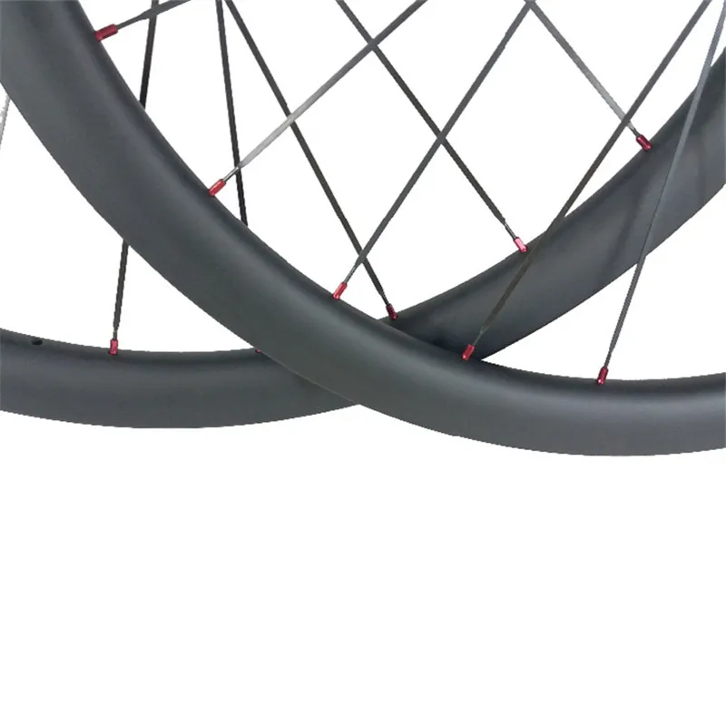 Дисковый тормоз 700c Углеродные дорожные колеса powerway CX32 комплект колес для