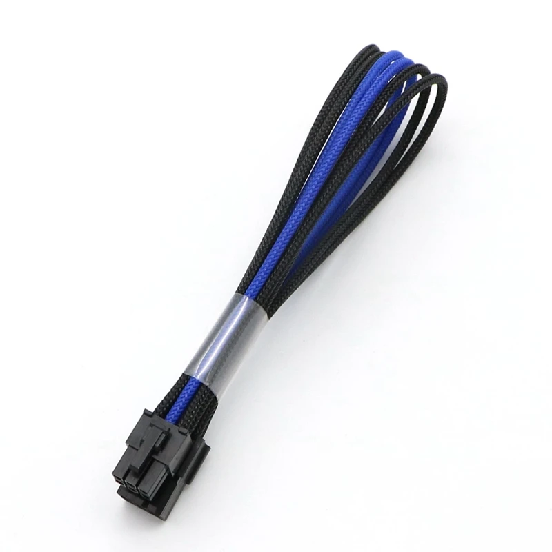 Высококачественный разных цветов Удлинительный кабель питания GPU PCI E 6Pin штекер