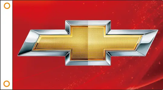 Автомобильный флаг Chevrolet Banner 3 фута x 5 футов 100% полиэстер 08 | Дом и сад