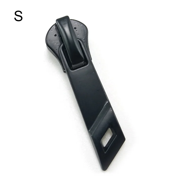 

(20pcs/lot) Fashion Black Oblique Shape 5# Metal Zipper Sliders for Resin Zipper Only, Two Sizes Available