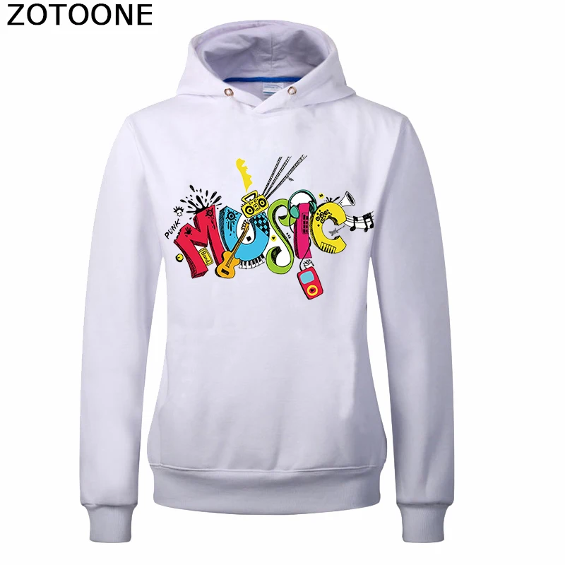 ZOTOONE персональные музыкальные буквы железные нашивки аппликация модные
