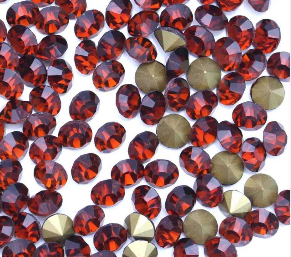 MHS. Солнцезащитные блестящие стразы с дымчатым топазом стеклянные для украшения