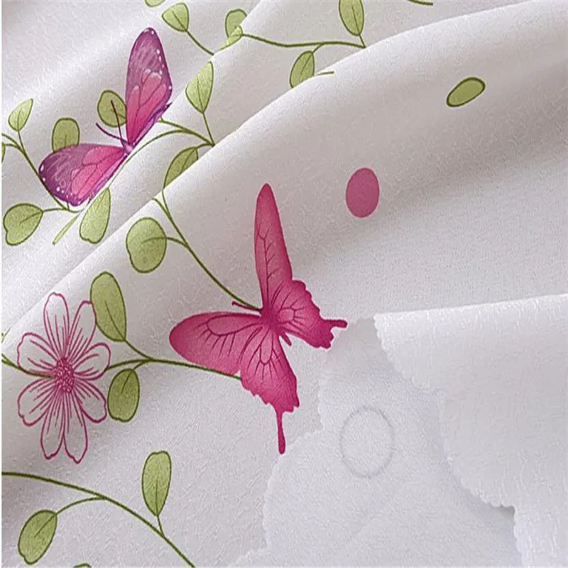 Готовый продукт Butterfly Calico тканевые экраны для окон рулонные шторы x30413|Жалюзи и
