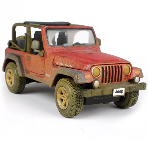 Модель автомобиля Maisto 1:27 Wrangler Rubicon из сплава игрушка для детей подарки новинка в