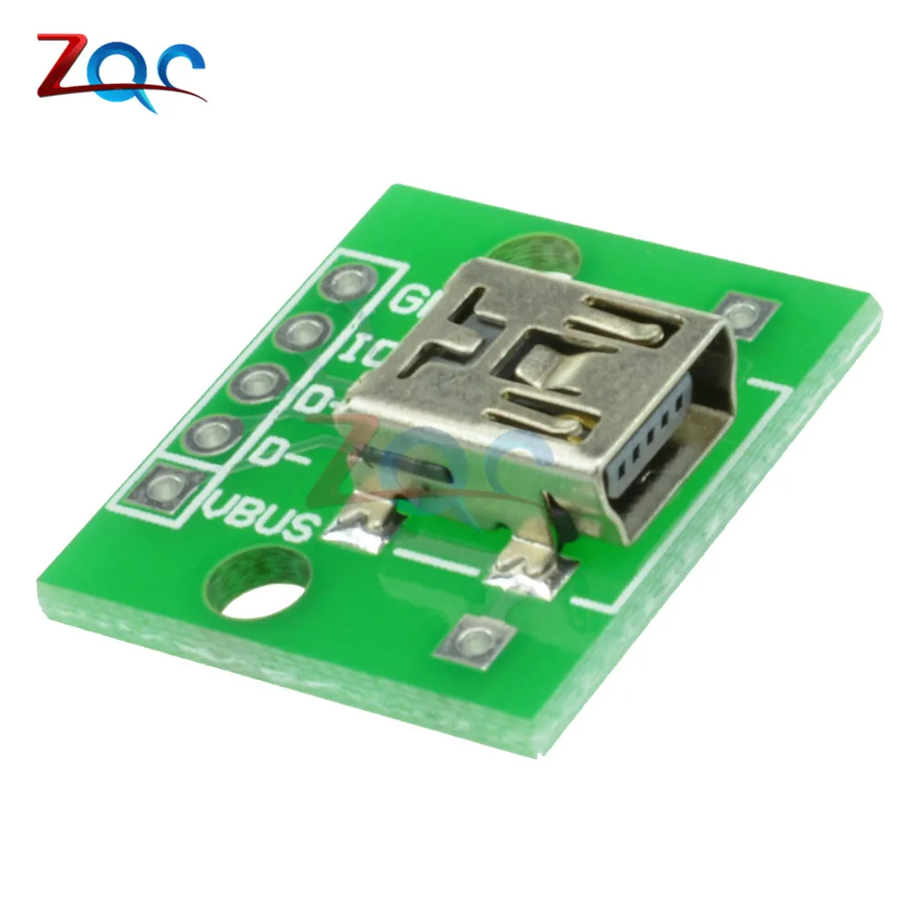 Micro Mini USB A Male USB 2,0 3,0 A Female USB B разъем интерфейс для 2,54 мм DIP PCB конвертер адаптер коммутационная плата