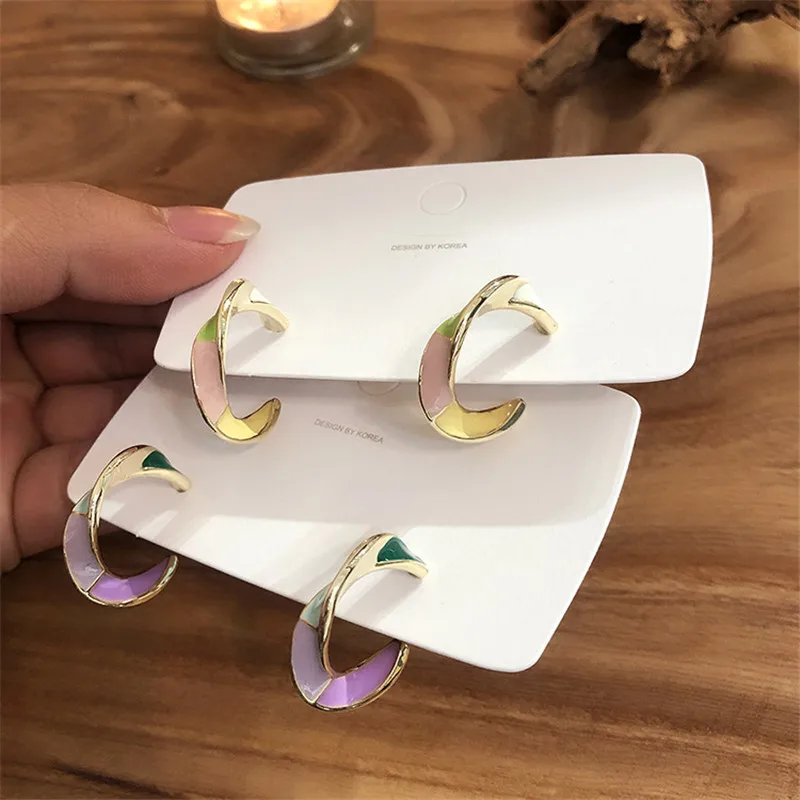 Серьги кольца Ears high 2019 в европейском и американском стиле модные серьги с