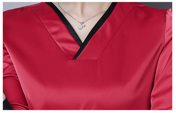 fashion woman blouses 2021 office work wear ladies tops plus size chiffon blouse shirt long sleeve women shirts blusas 2191 50 | Женская
