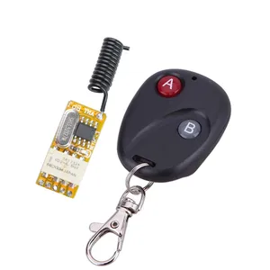Беспроводной мини-реле, дистанционное управление мощностью, для светодиодных ламп, микро-приемник и передатчик, 433 в, 5 В, 6 в, 9 В, 12 В, 1 канал, МГц