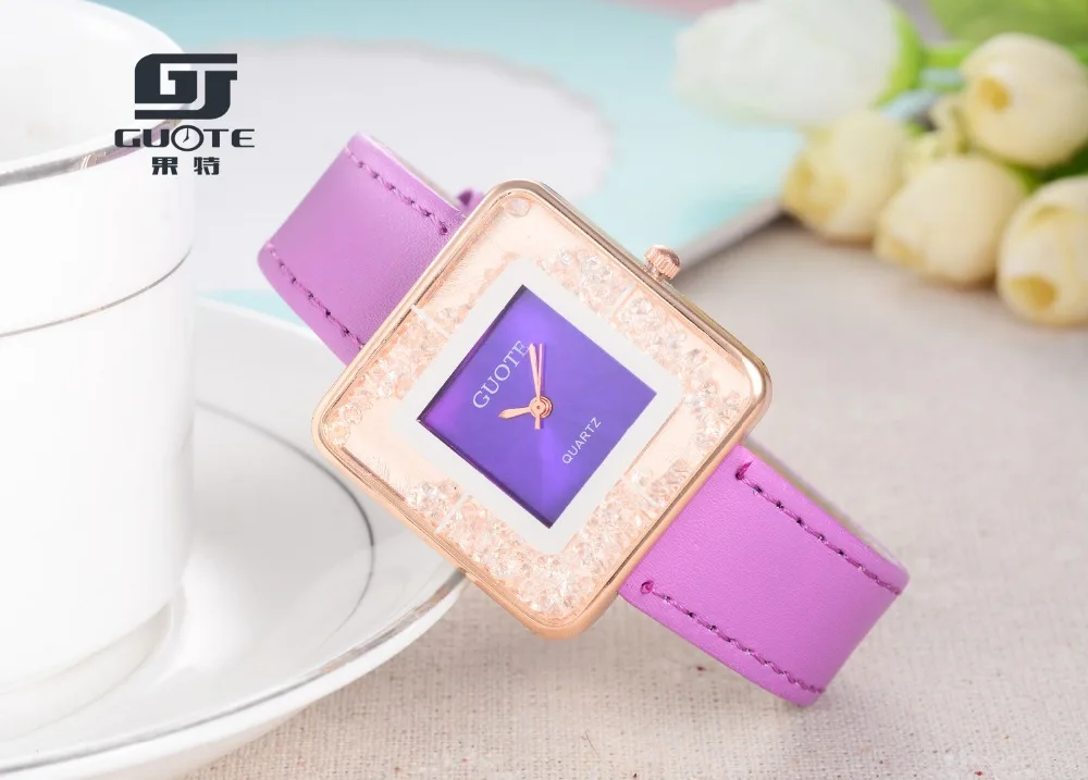 2017 новые модные повседневные Брендовые женские часы роскошные с кристаллами и