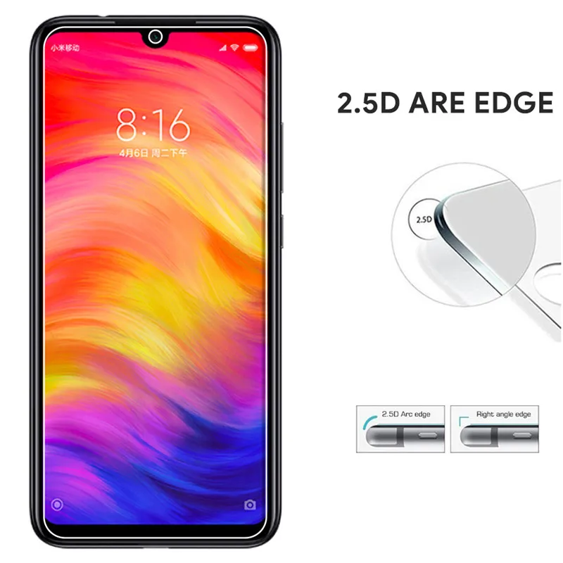 Защитное стекло для Xiaomi Redmi Note 7 Pro закаленное защитная пленка|Защитные стёкла и