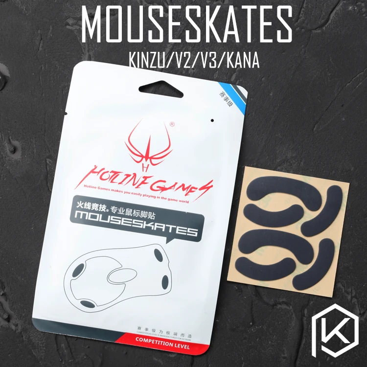 Коньки для мыши Hotline games 2 компл./упак., коньки для steelseries kinzu kana v2 v3, толщина 0,6 мм Коньки для мыши Hotline games 2 компл./упак., коньки для steelseries kinzu kana v2 v3, толщина 0,6 мм