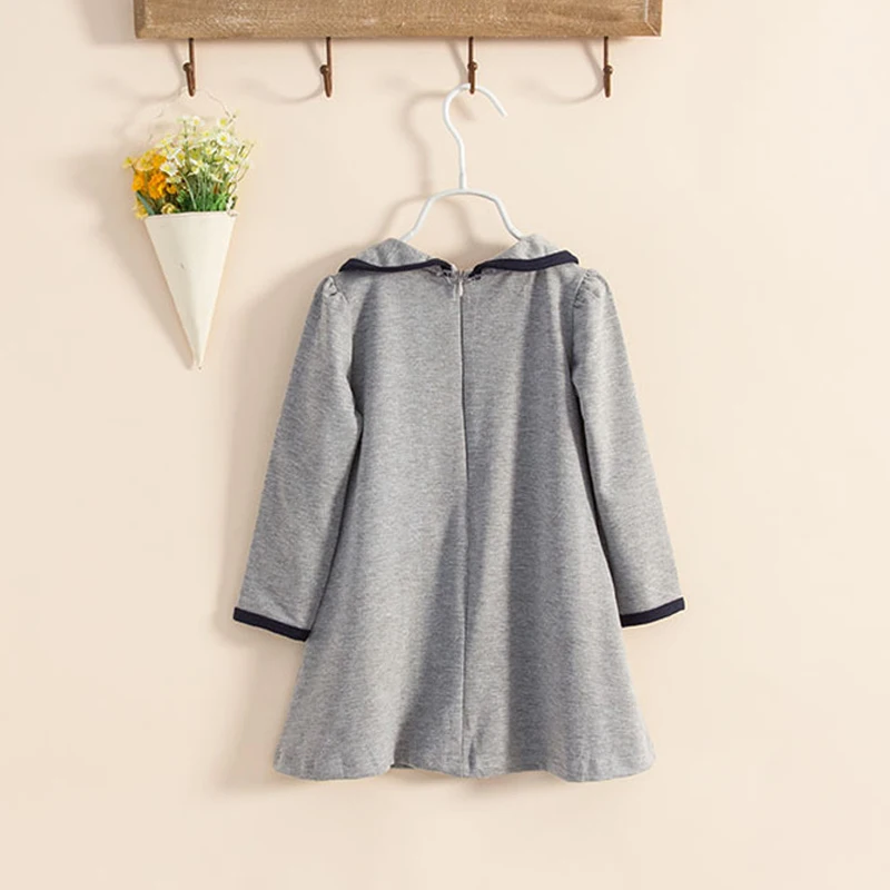 Платье для девочек Коллекция От 2 до 7 лет года Сезон весна-осень Школьное платье