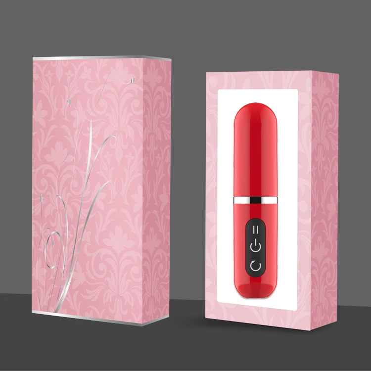 Мини Губная помада вибратор USB зарядка пуля Стимулятор клитора эротический