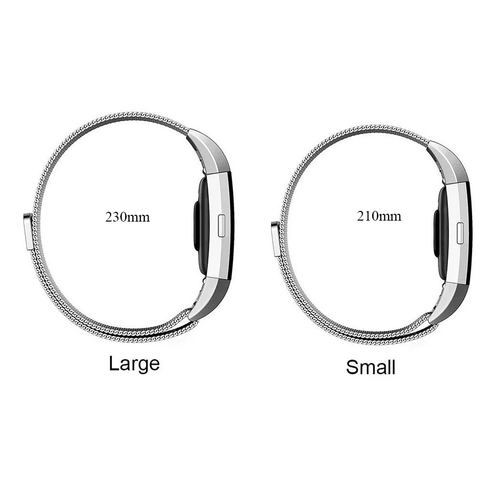Magnetic Milanese Loop Wrist Strap Stainless Steel Band for Fitbit Charge 2 Men Woman Adjustable Replacemnt ( No Watch ) | Электроника