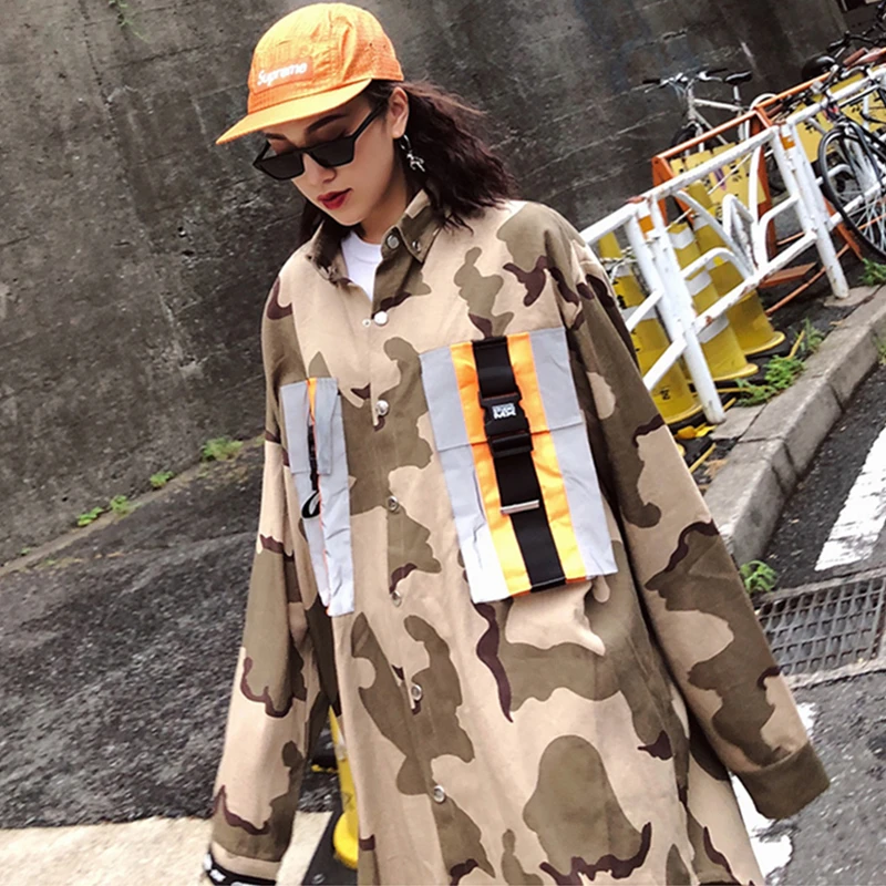 Для женщин комплекты из 2 предметов камуфляжная футболка + луч ноги штаны 2019