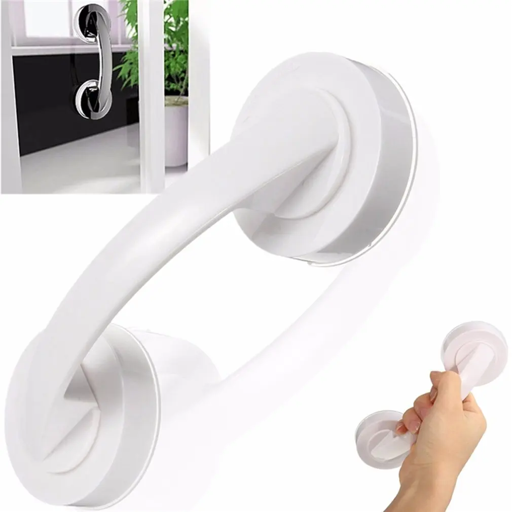 Shower Glass Non-slip Vacuum Suction Handle Double Acting Super-Powered Long Lasted Fixing for Bathroom Kitchen Old Kids | Обустройство