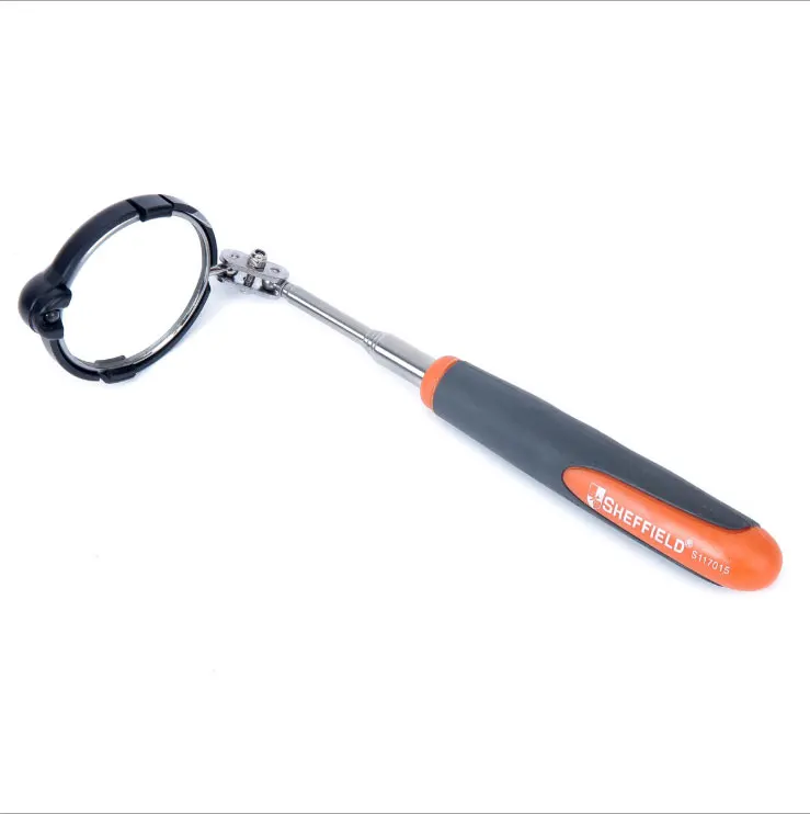 Telescopic detection car mobile phone repair folding mirror welding chassis universal inspection with light | Инструменты