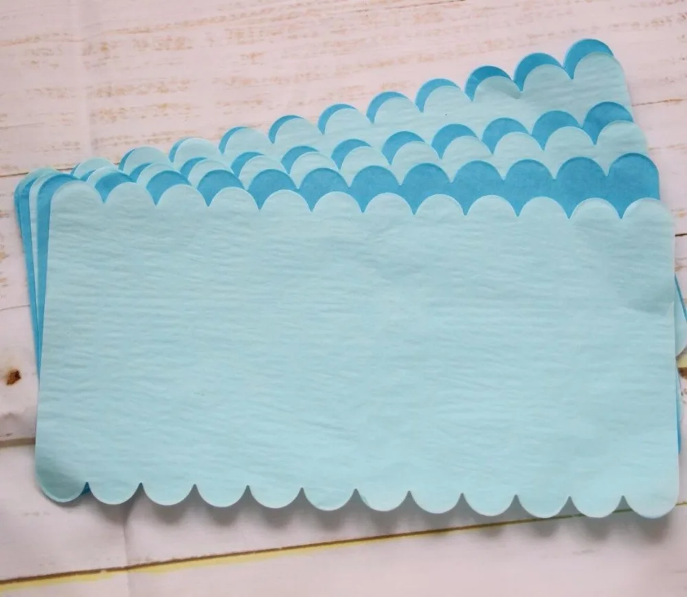 Diy Blues Whtie папиросная бумага Pom Poms для нового ребенка душ и мальчик первый день